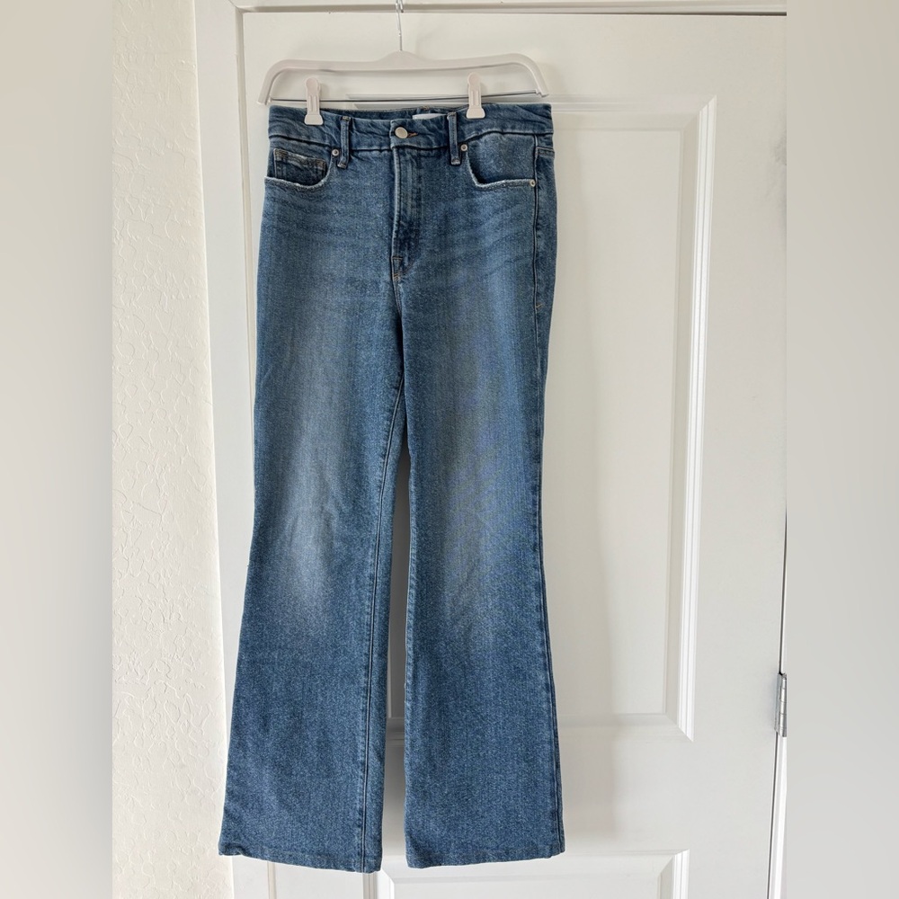 Good American Soft-tech Good Classic Slim Bootcut Jeans